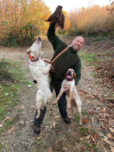 Fealing delle Querce Merizie,13 mesi,per lui inizia questa bellissima avventura chiamata beccaccia,selvatico che predilige e tratta già coi guanti bianchi