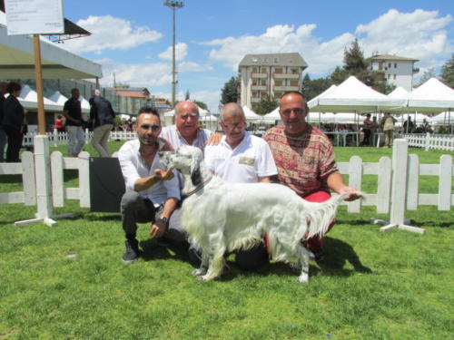 team fortino con rik delle querce merizie in expo internazionale